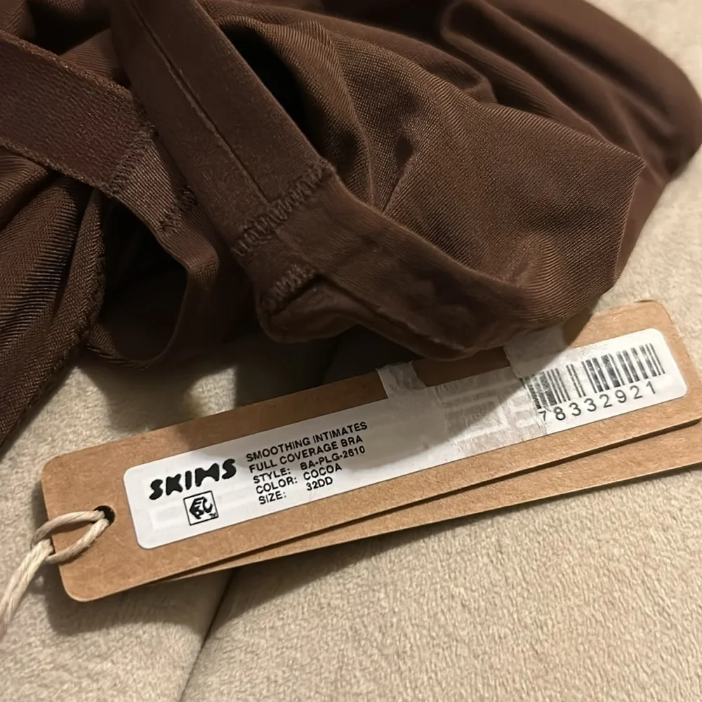 Skims ladies smoothing intimates full coverage bra in cocoa size 32DD (2610) - Picture 6 of 6